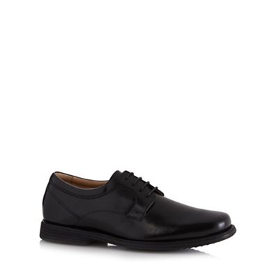 Henley Comfort Black leather 'Brydon' lace up shoes